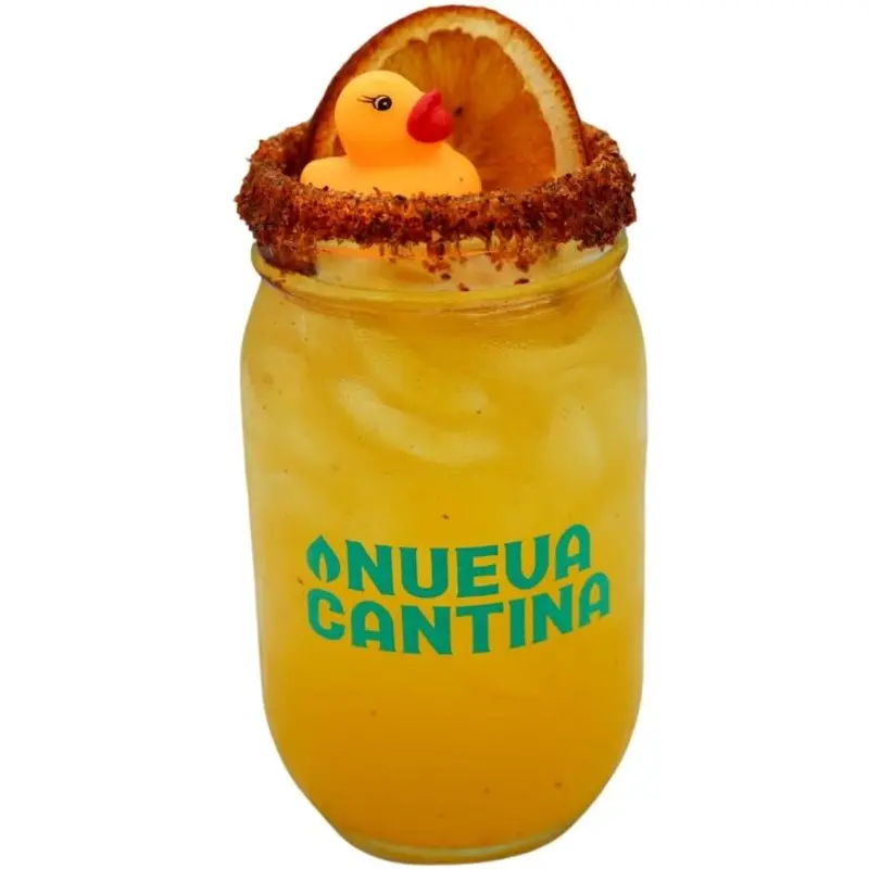 PEACH MANGO MOCKTAIL at Nueva Cantina Downtown Tampa