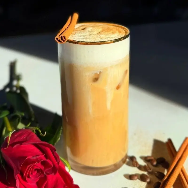 Cinnamon Roll Iced Latte