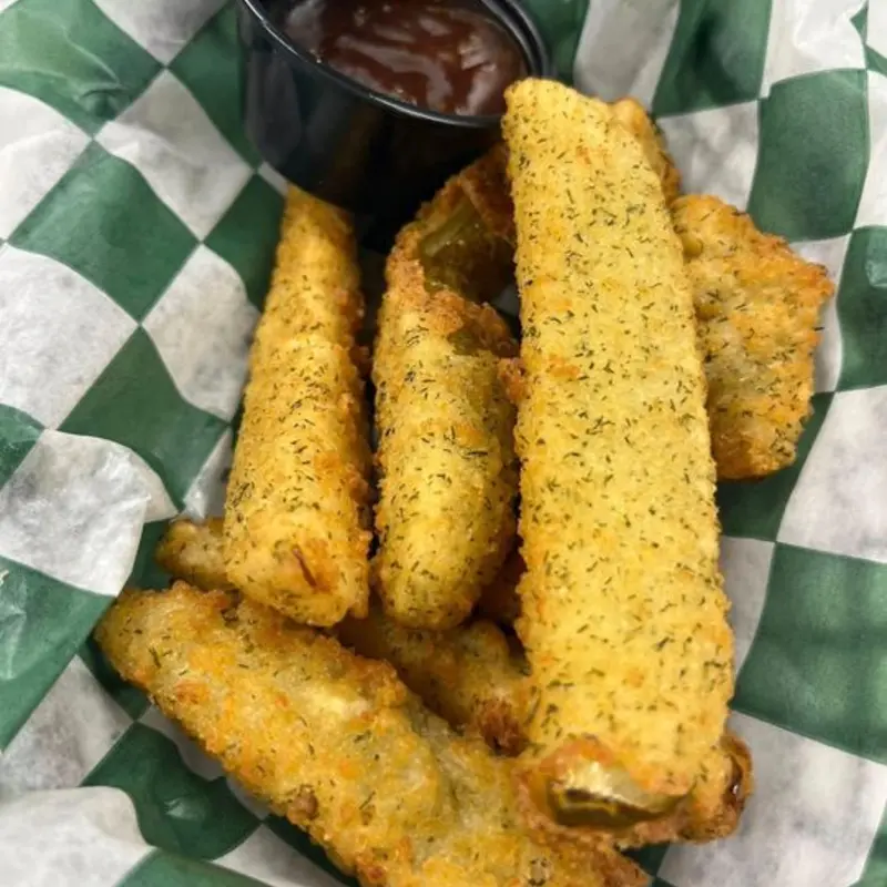 Fried Pickles at Four Green Fields 702 North Ashley Drive