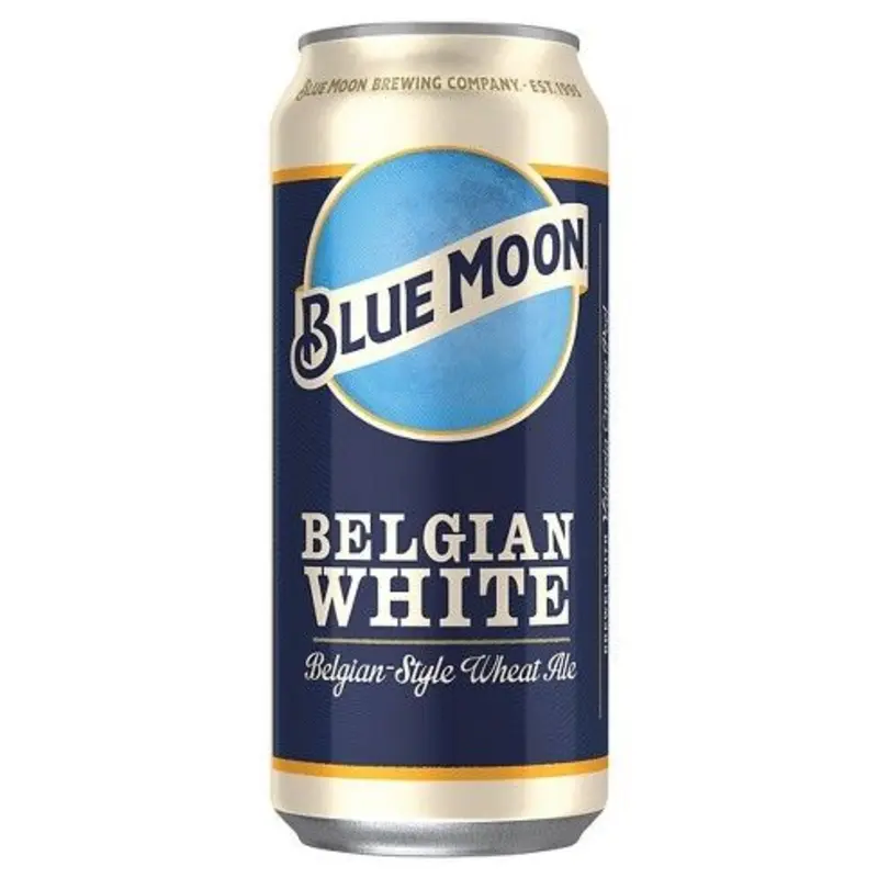 Blue Moon Can at 3 Corners Pizza