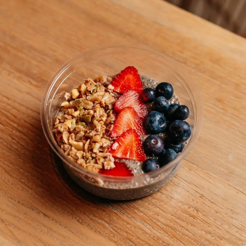 Raspberry Chia Pudding at The Well - Studio 3 S3