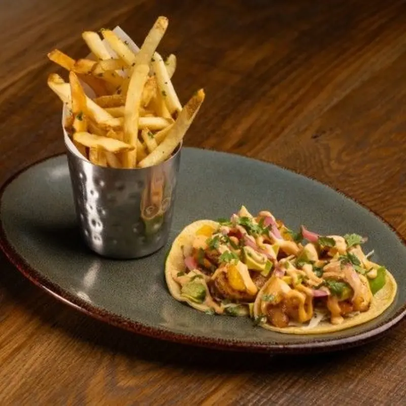 Blackened Shrimp Tacos (LF) at Eureka! Austin