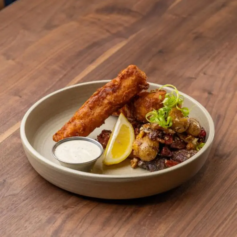 Fish and Chips at Eureka! Austin