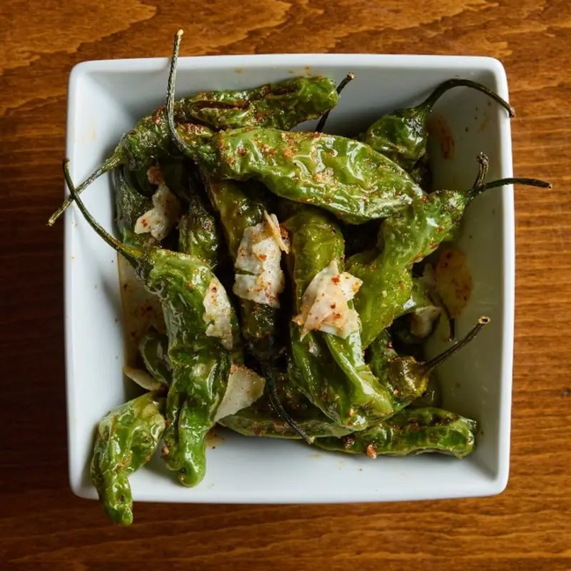 Blistered Shishito Peppers