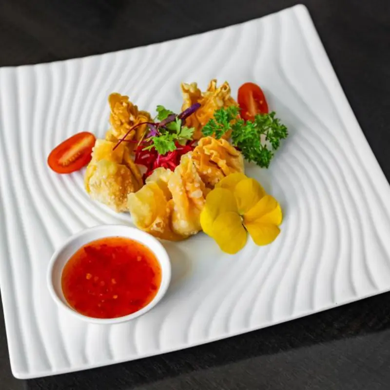 Spicy tuna gyoza at Maiko