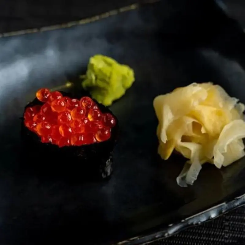 Ikura Nigiri (Salmon roe)