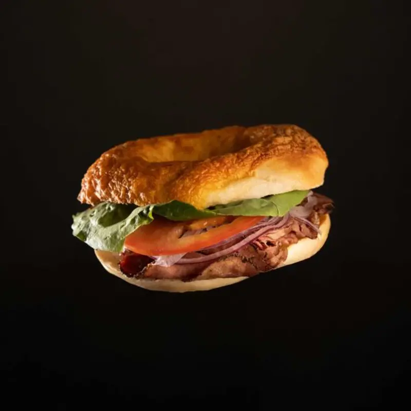 Hot Pastrami Sandwich at Bagels R Us - 3rd Street