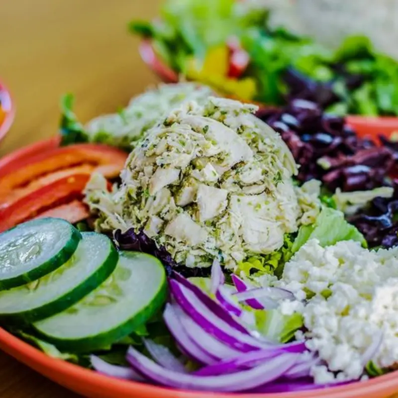Mediterranean Salad at Clara's Tidbits Restaurant - Hendricks