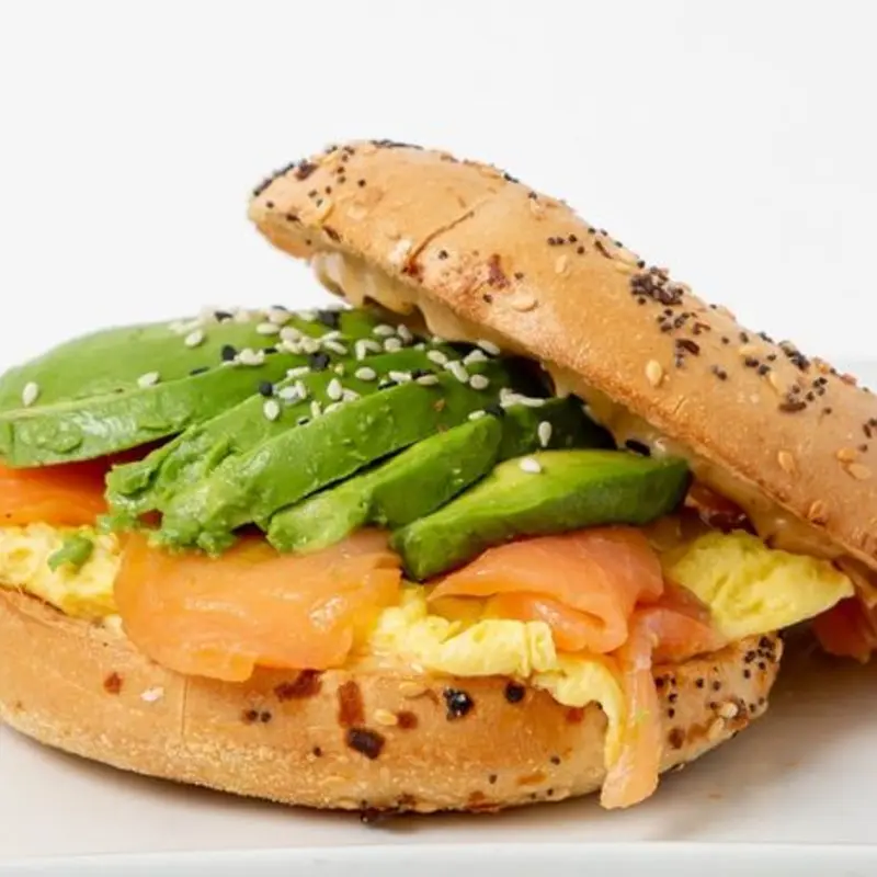 California Bagel at Southern Grounds & Company Brooklyn