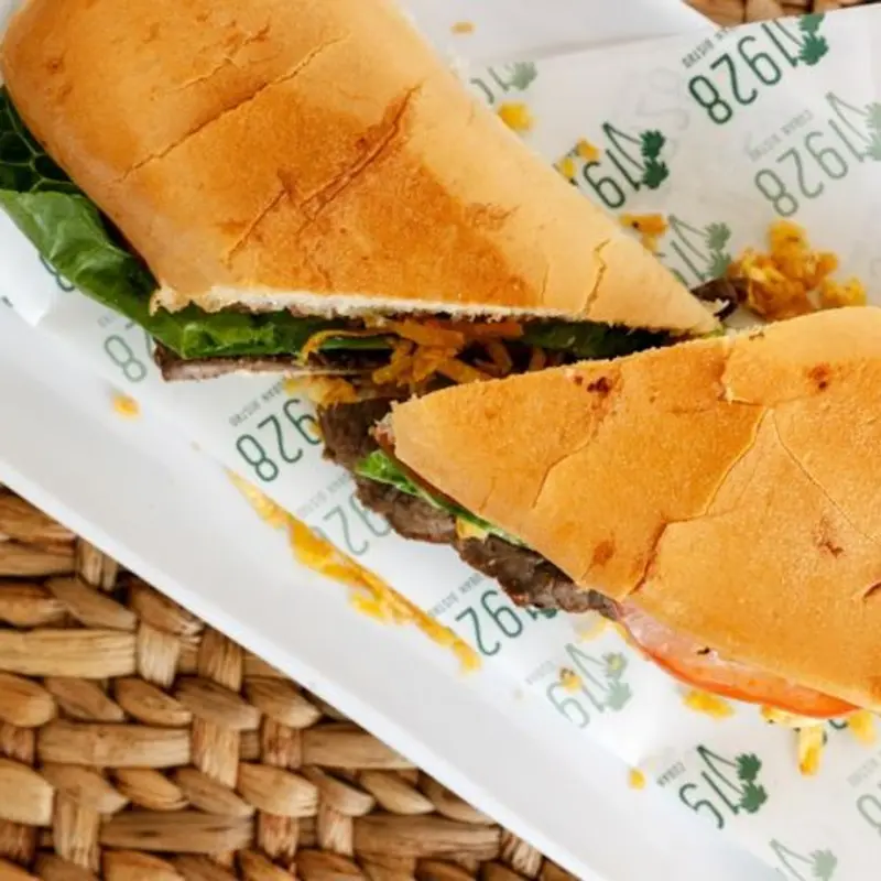 Pan Con Bistec at 1928 Cuban Bistro Riverside