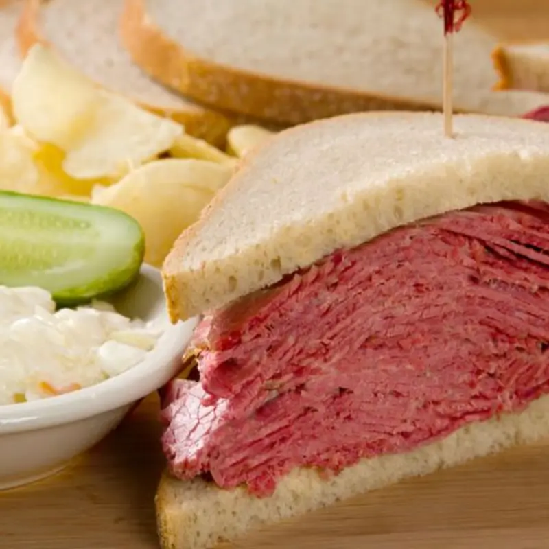 Corned Beef at Hobby's Delicatessen & Restaurant