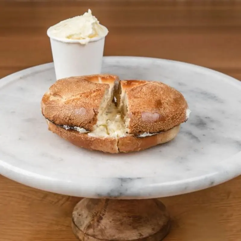 Bagel w/ Butter at Zaro's - Newark 1