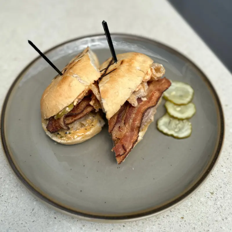 Not Quite a Cubano at Beginner’s Luck 7240 East Main St Suite C100