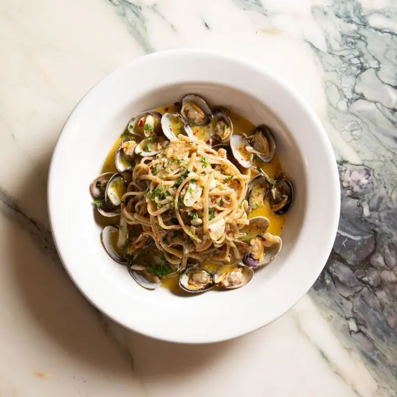 Linguini and Clams at Pinyon Coastal Scottsdale