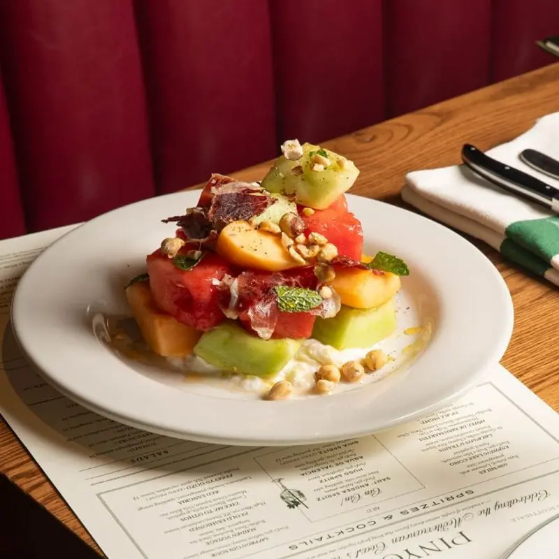 Seasonal Melon Salad at Pinyon Coastal Scottsdale