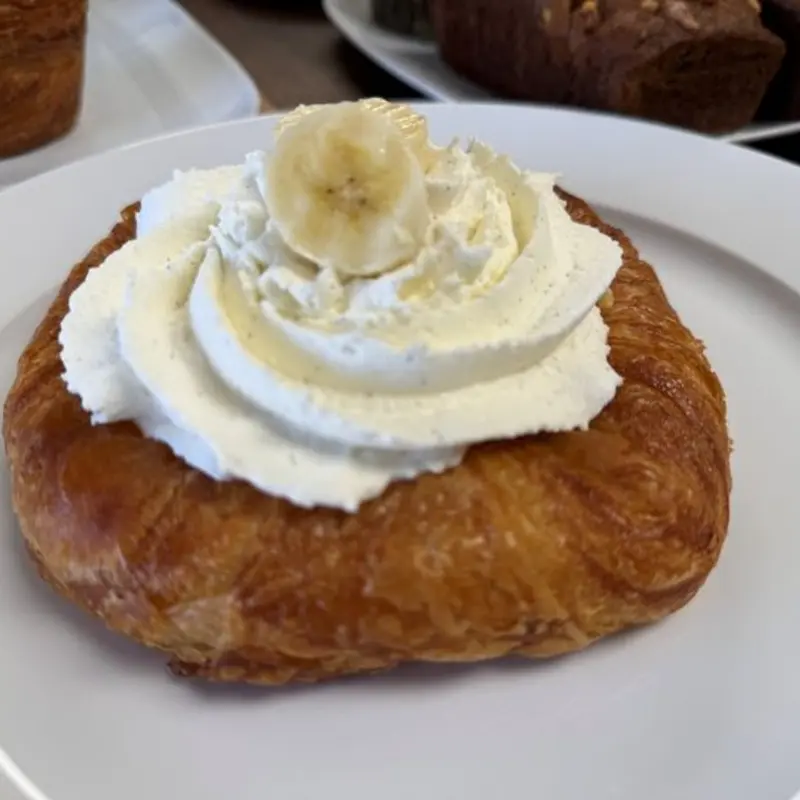 Banana Cream Croissant at Experiment Coffee & Pastry - Old Town Scottsdale 7109 E 2nd Street Suite 100