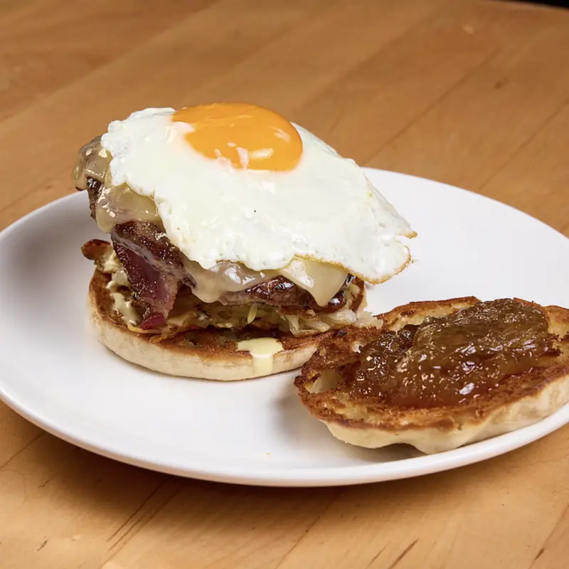 Breakfast Burger at Breakfast Club Scottsdale