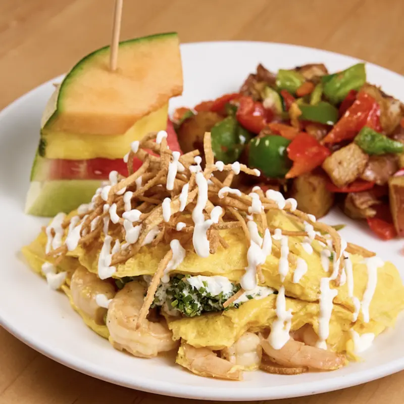 Shrimp Rangoon Omelet