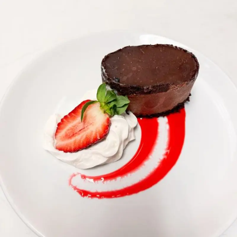 Dark Chocolate Mousse Cake