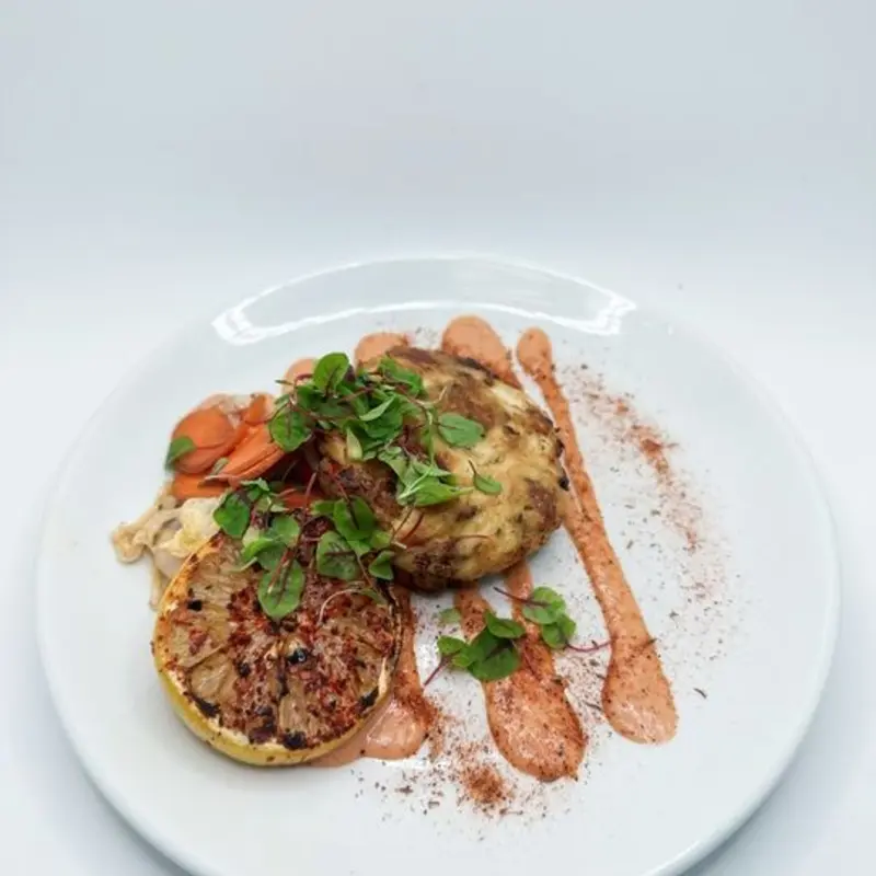 Jumbo Lump Crab Cake at Vic's River Grill 19 East River St.