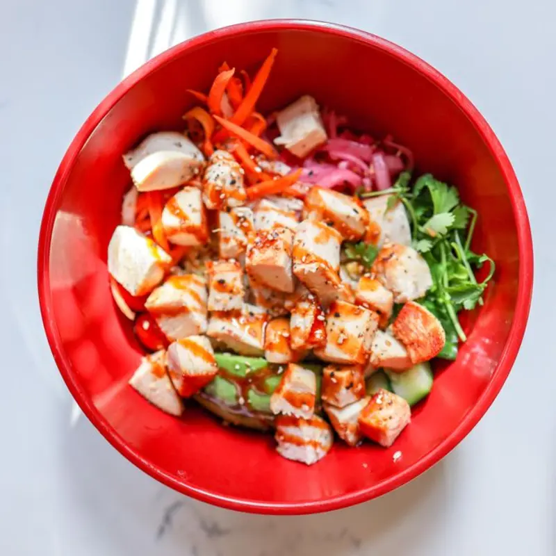CHICKEN BOWL at Little Duck Diner 150 West Saint Julian Street