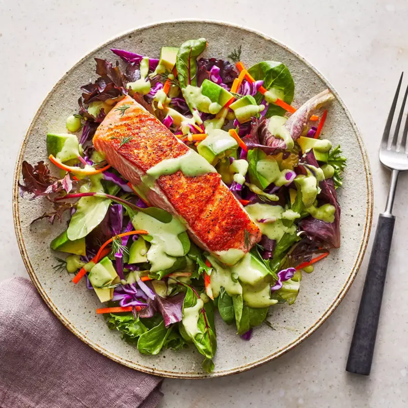 SALMON AVOCADO SALAD