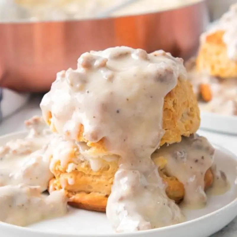 SINGLE BISCUITS N' GRAVY at Little Duck Diner 150 West Saint Julian Street