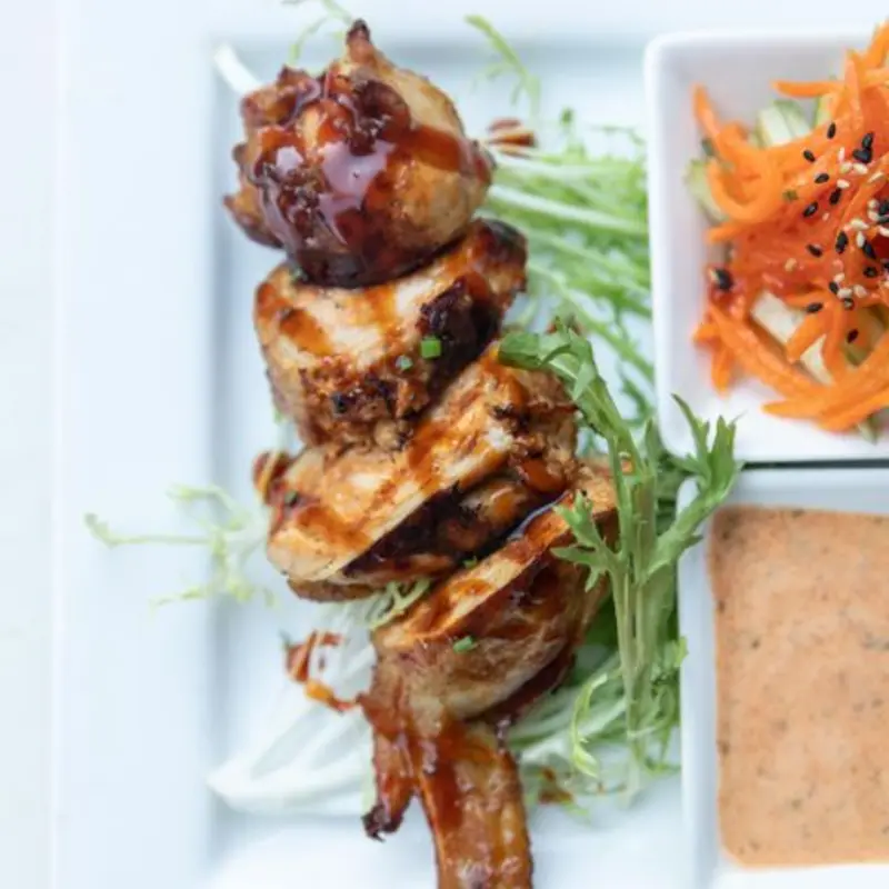STUFFED CHICKEN WING APP at Chive Sea Bar & Lounge 4 W Broughton St