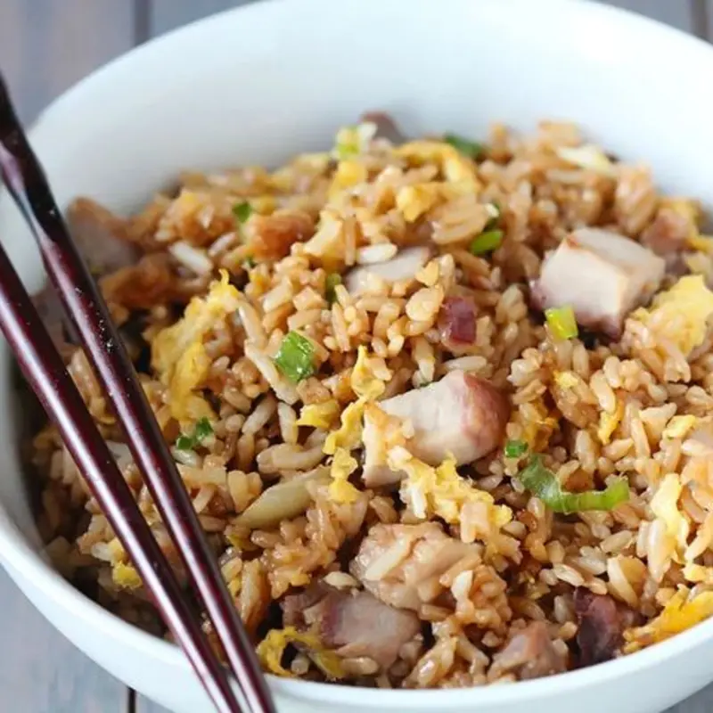 Japanese Fried Rice With Pork