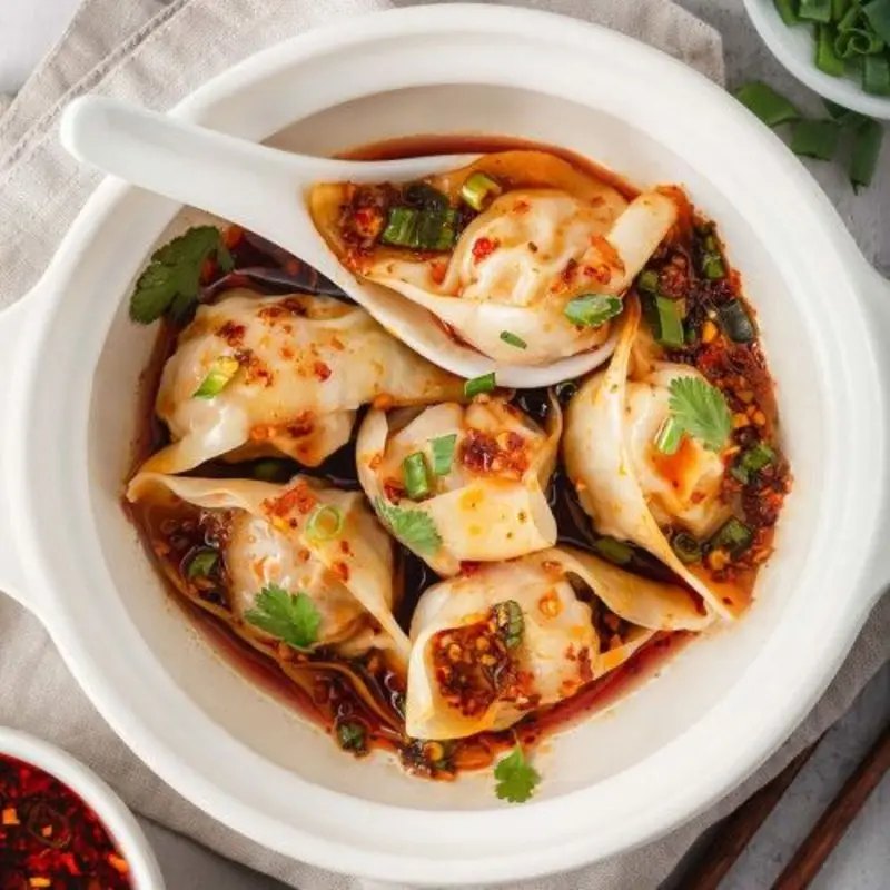 Pork Dumplings at Flock to the Wok