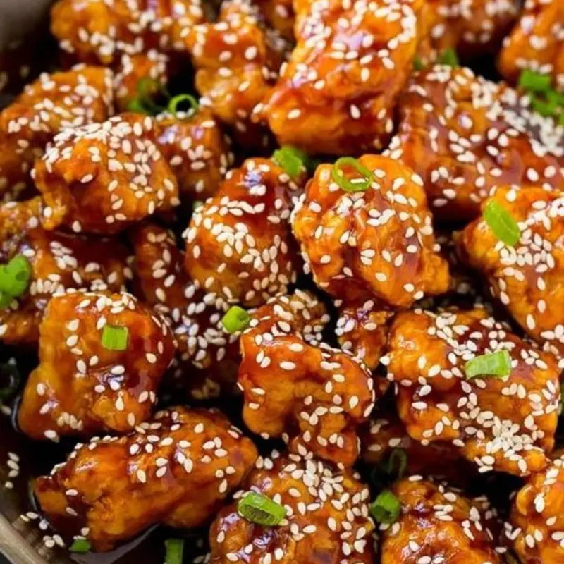 Sesame Chicken at Flock to the Wok