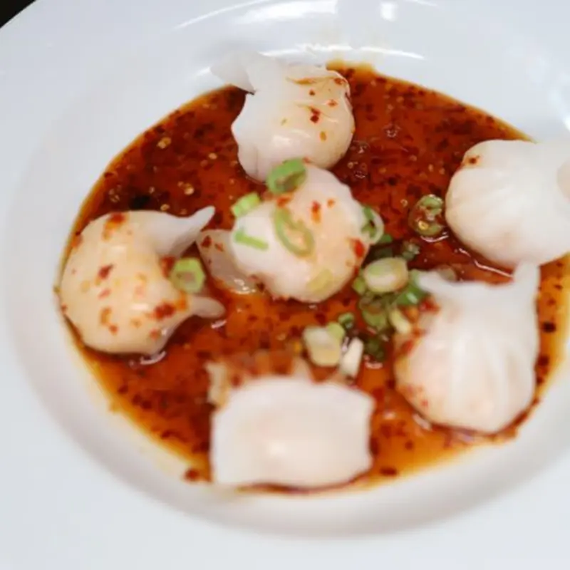 Shrimp Dumplings at Flock to the Wok