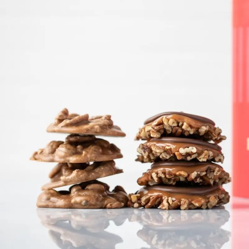 1lb Praline and Milk Chocolate Combo (unwrapped) at River Street Sweets - Broughton 32 E Broughton
