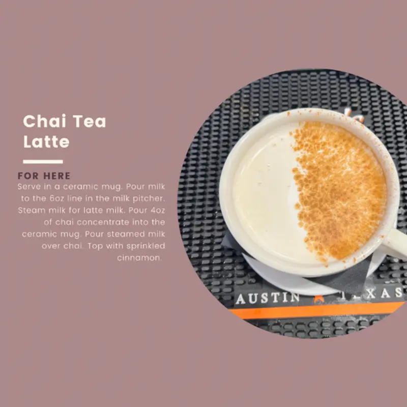 Chai Tea Latte at Toast! All Day Savannah 1 W Broughton St