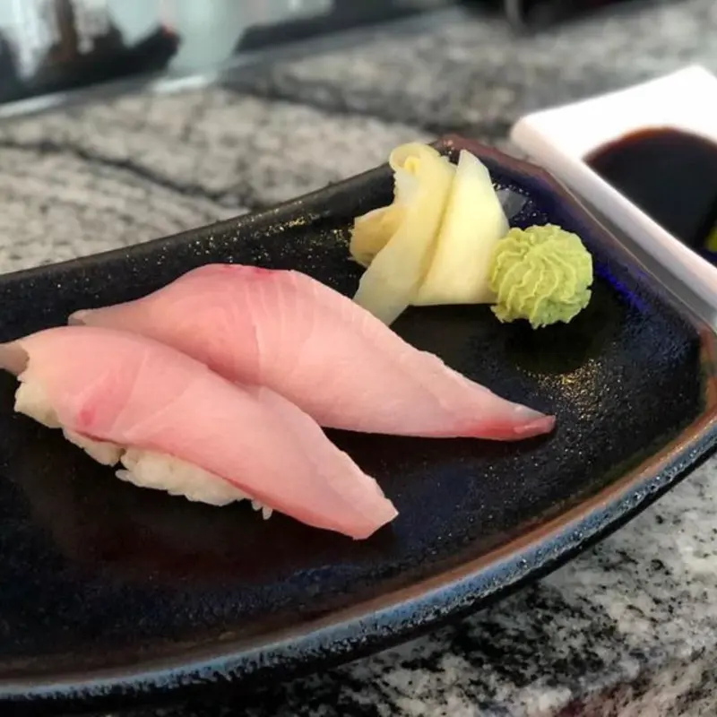 *Hamachi (Yellow Tail) Nigiri at Coco & Moss 30 Barnard Street