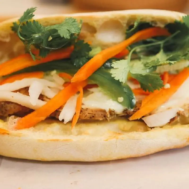 Lemongrass Chicken Banh Mi at Le Banh 36 Barnard Street