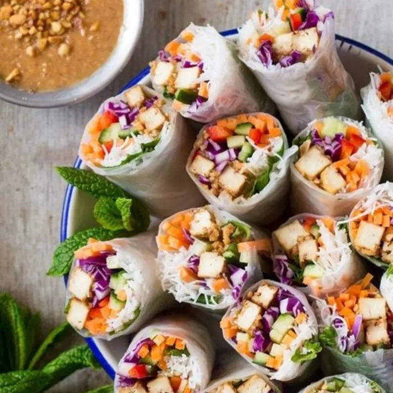 Tofu Fresh Roll at Le Banh 36 Barnard Street