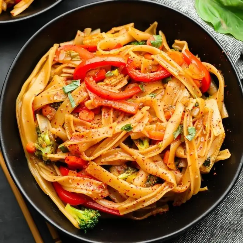 DRUNKEN NOODLES at FLYING MONK NOODLE BAR