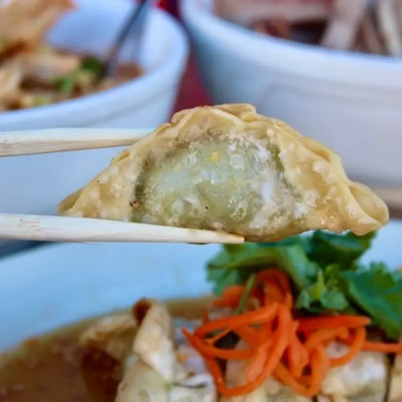 Edamame Dumpling at FLYING MONK NOODLE BAR