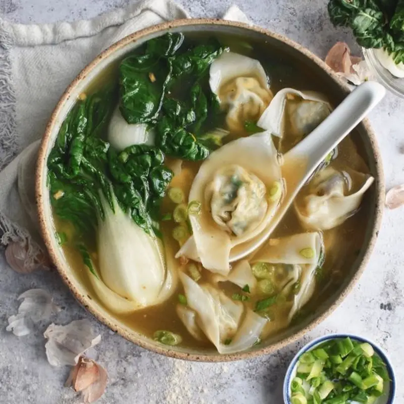 Wonton Soup at FLYING MONK NOODLE BAR
