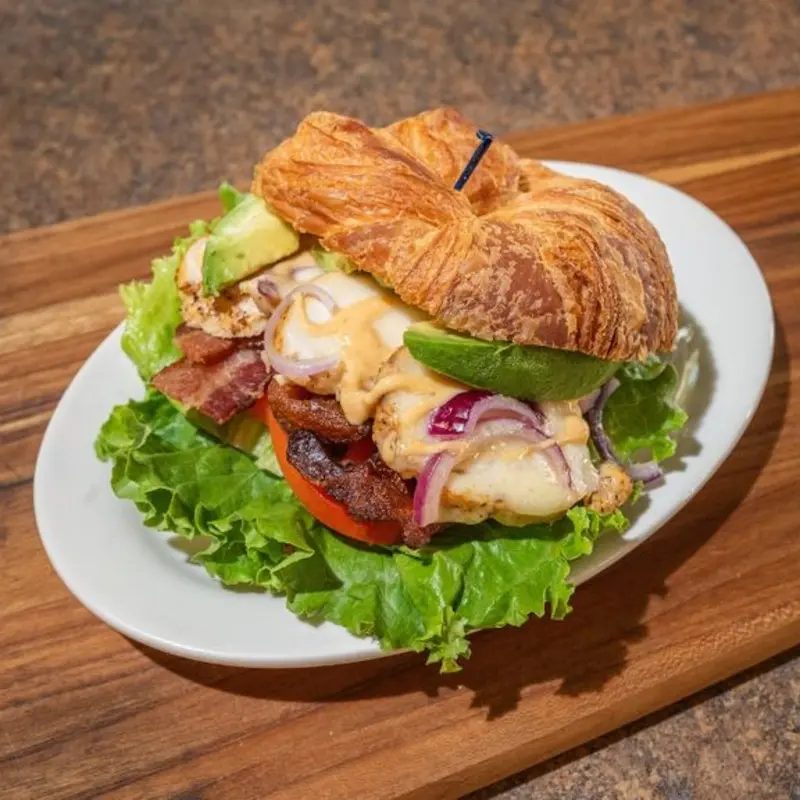 Chipotle Avocado Chicken Sandwich at Goose Feathers Cafe & Bakery