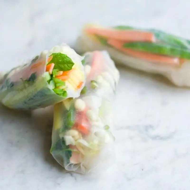 Basil Fresh Roll at PJ Thai