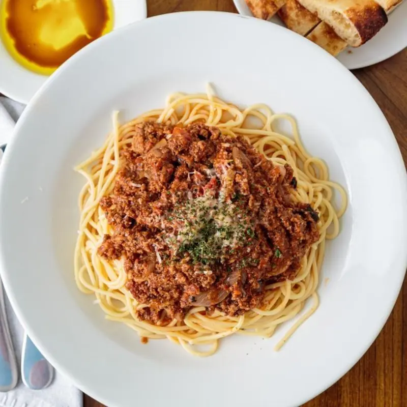Bolognese at Amore Mio Trattoria 101 East Abram Street