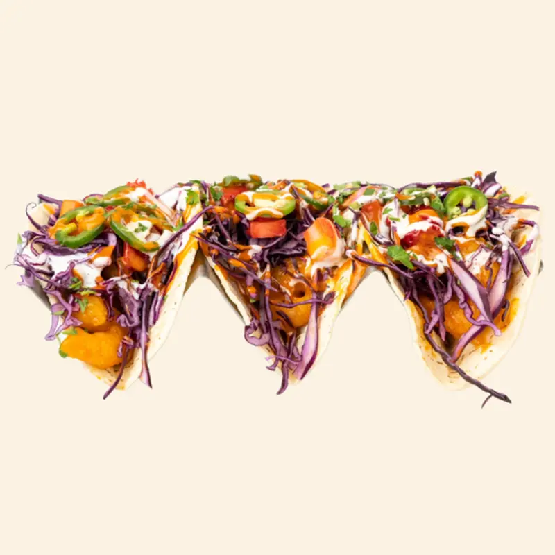 Buffalo Shrimp Tacos