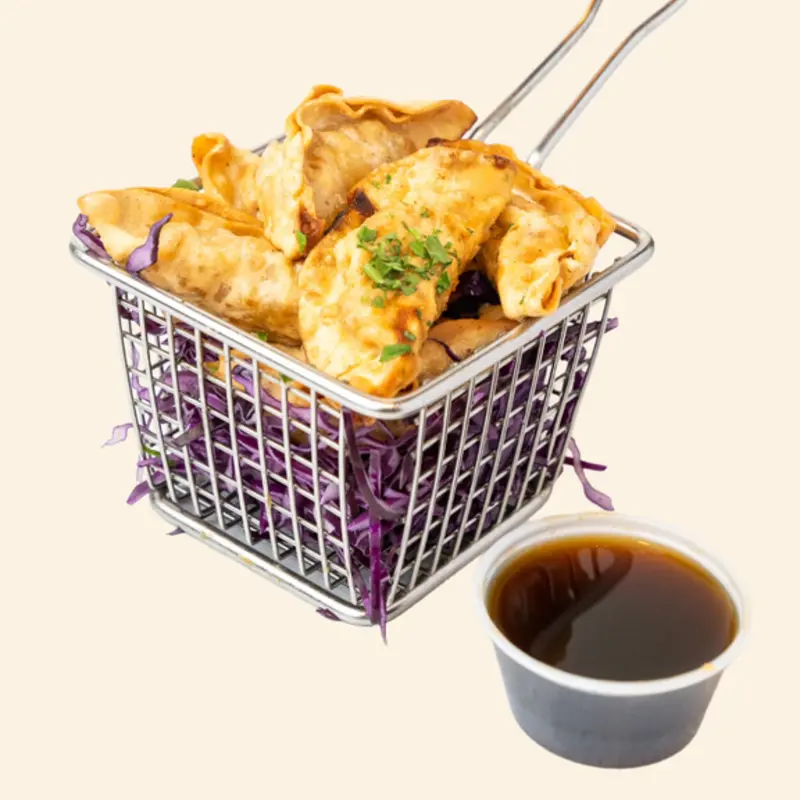 Chicken Teriyaki Dumplings at Shaka Kitchen