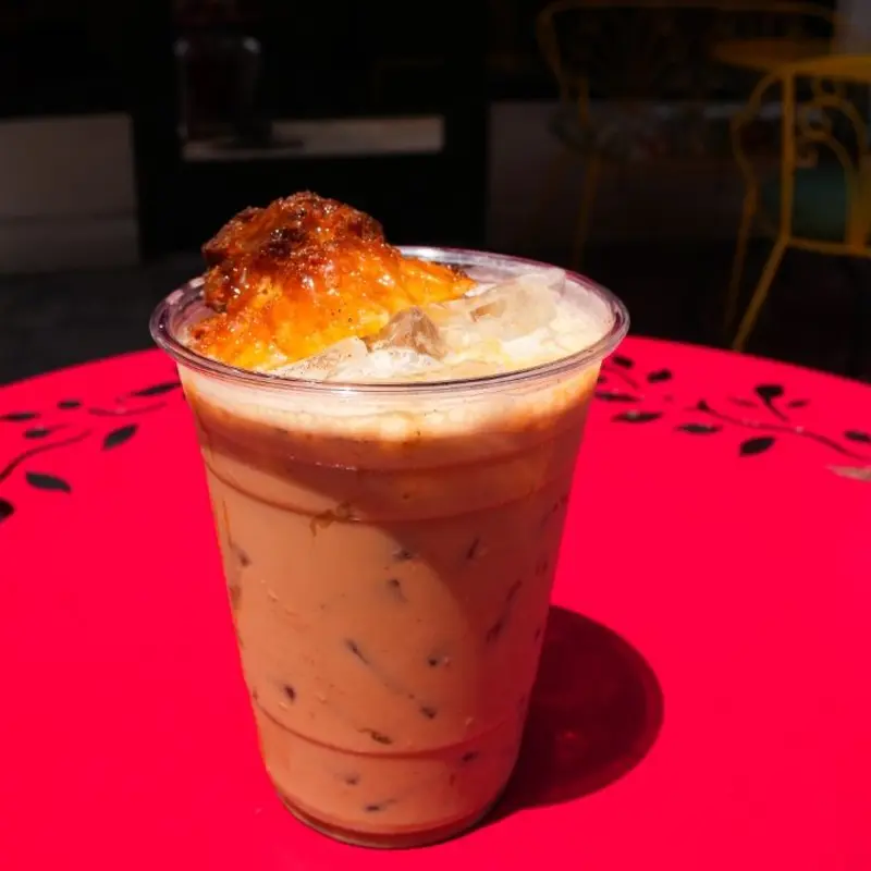 Bread Pudding Iced Latte