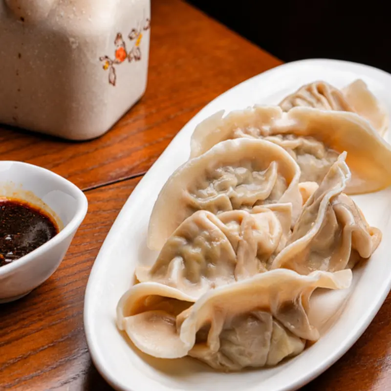 Pork Steamed Dumplings at Precious Japanese & Chinese Cuisine 128 Washington St