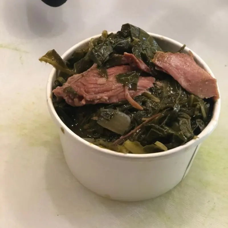 Smoked Turkey Collard Greens at Monroe's Hot Chicken - Tempe