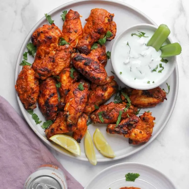 Masala Wings at Curry & Crust 555 N Scottsdale Rd