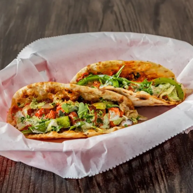 Naan Taco at Curry & Crust 555 N Scottsdale Rd